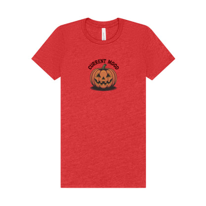Current Mood (Vintage Jack) — Retro Halloween Women's Tee (Light)