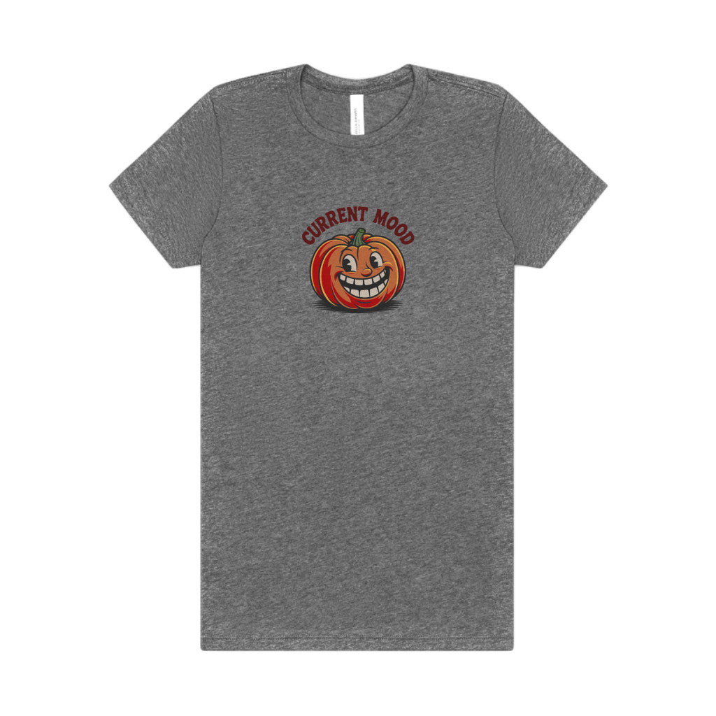 Current Mood (Toothy Jack) — Retro Halloween Women's Tee (Light)