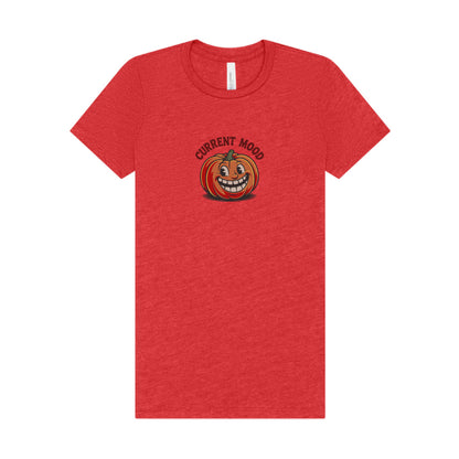 Current Mood (Toothy Jack) — Retro Halloween Women's Tee (Light)