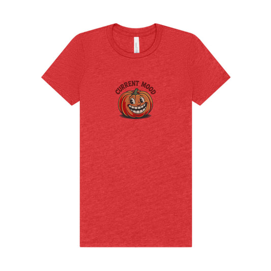 Current Mood (Toothy Jack) — Retro Halloween Women's Tee (Light)