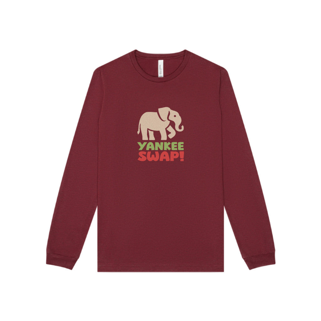 Yankee Swap! Christmas Party — Michael Scott Retro Long Sleeve (Dark)