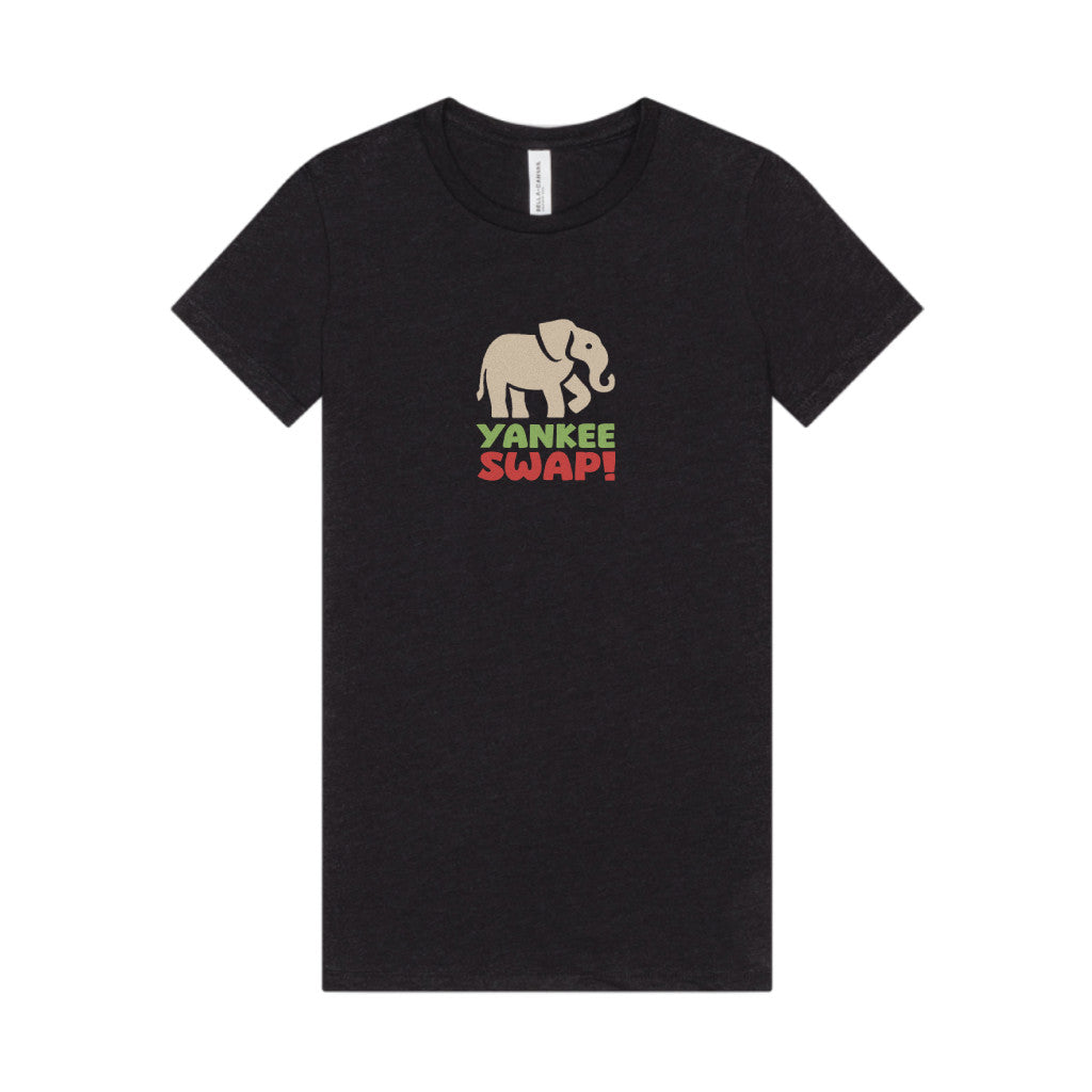 Yankee Swap! Christmas Party — Michael Scott Retro Women's Tee (Dark)