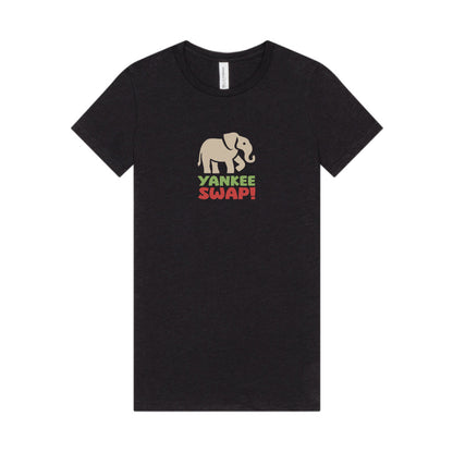 Yankee Swap! Christmas Party — Michael Scott Retro Women's Tee (Dark)