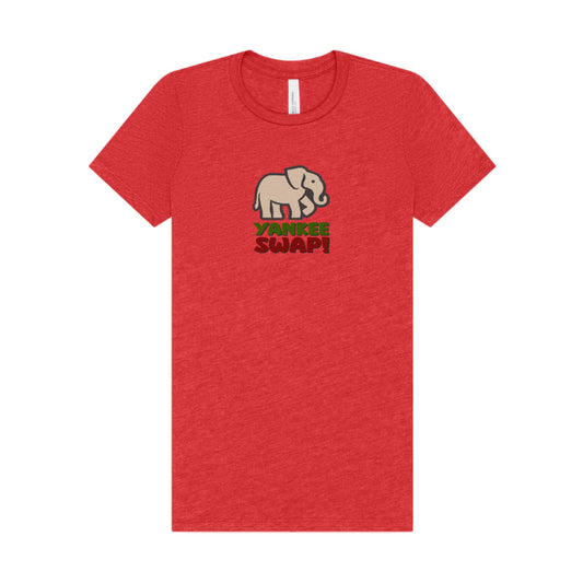 Yankee Swap! Christmas Party — Michael Scott Retro Women's Tee (Light)