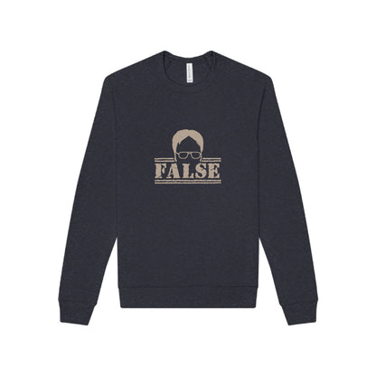 Dwight Schrute FALSE —  The Office-Inspired Sweatshirt (Dark)