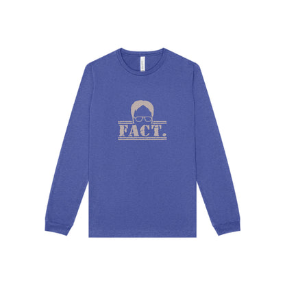 Dwight Schrute FACT. — The Office-Inspired Long Sleeve (Dark)
