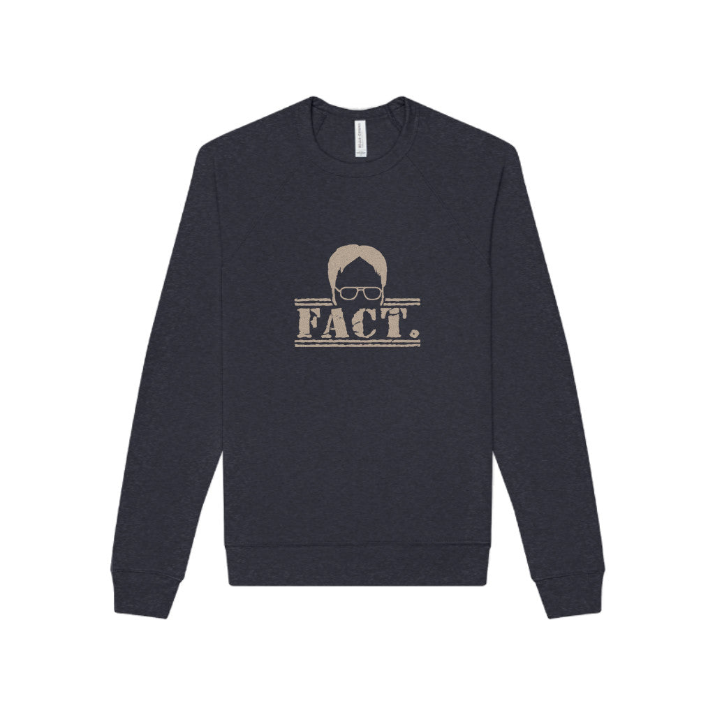 Dwight Schrute FACT. — The Office-Inspired Sweatshirt (Dark)