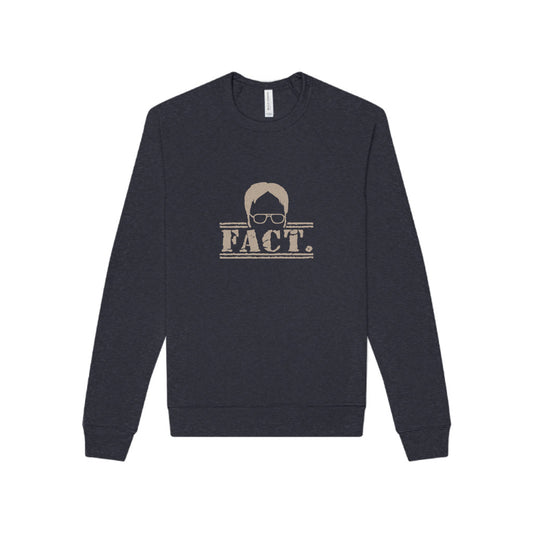 Dwight Schrute FACT. — The Office-Inspired Sweatshirt (Dark)