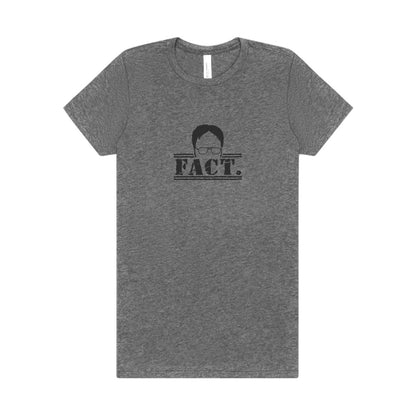 Dwight Schrute FACT. — The Office-Inspired Women's Tee (Light)