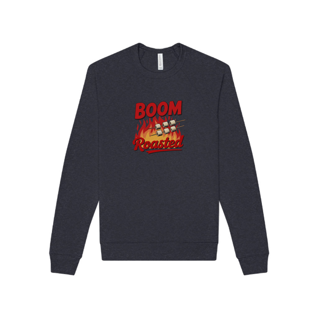 Boom, Roasted — Michael Scott Retro Sweatshirt (Dark)