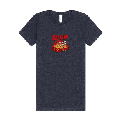 Boom, Roasted — Michael Scott Women's Tee (Dark)