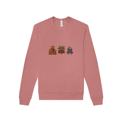 Bears, Beets, Battlestar (Icons) — Retro Sweatshirt (Light)