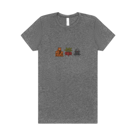 Bears, Beets, Battlestar (Icons) — Retro Women's Tee (Light)