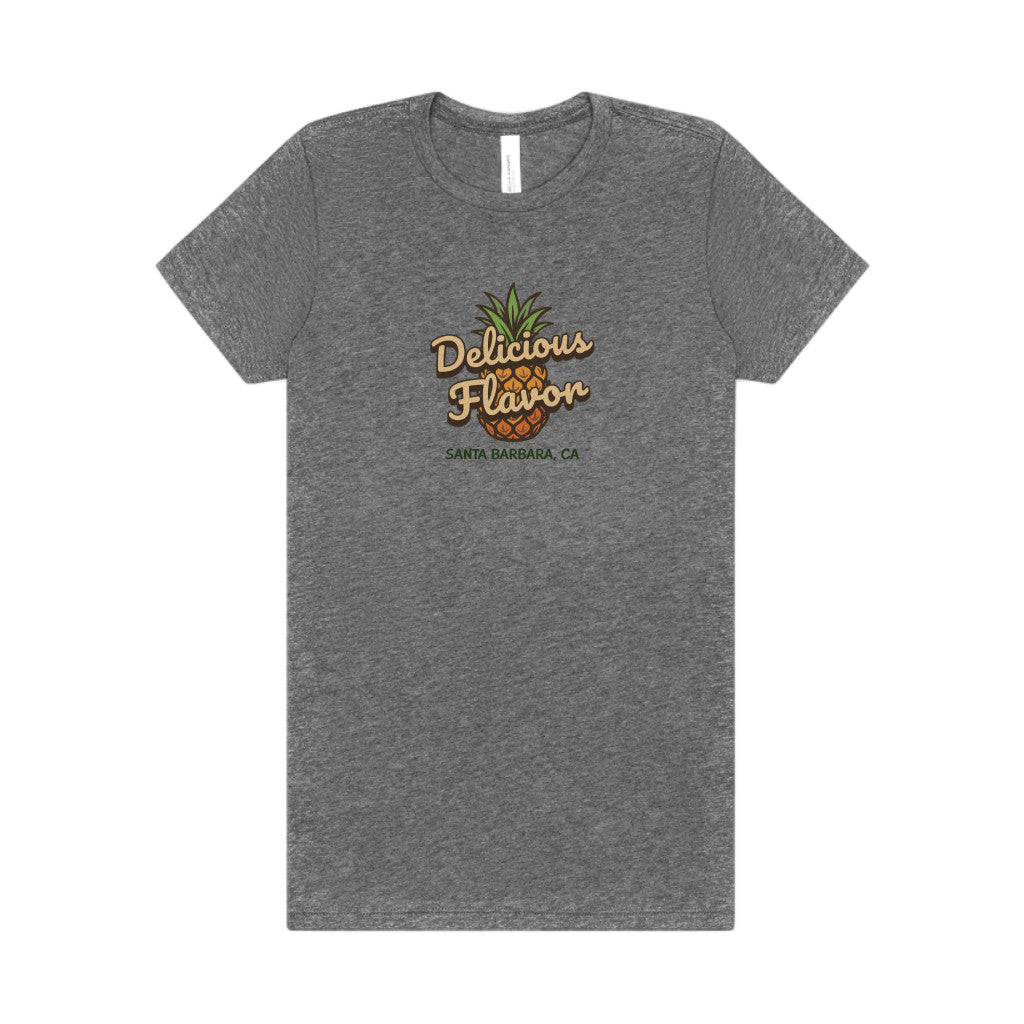 Delicious Flavor — Santa Barbara Pineapple Women's Tee (Light)