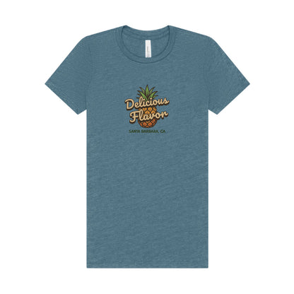 Delicious Flavor — Santa Barbara Pineapple Women's Tee (Light)