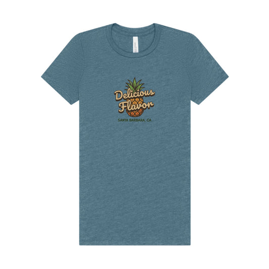 Delicious Flavor — Santa Barbara Pineapple Women's Tee (Light)