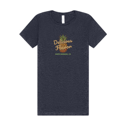 Delicious Flavor — Santa Barbara Pineapple Women's Tee (Dark)