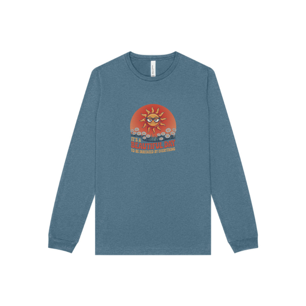 Beautiful Day To Be Irritated by Everything — Retro Long Sleeve (Dark)