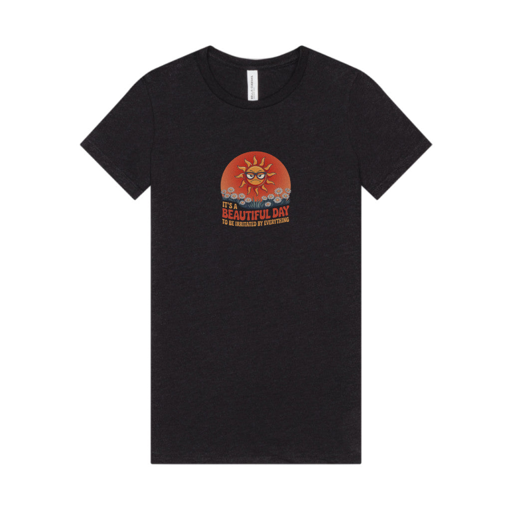 Beautiful Day To Be Irritated by Everything — Retro Women's Tee (Dark)