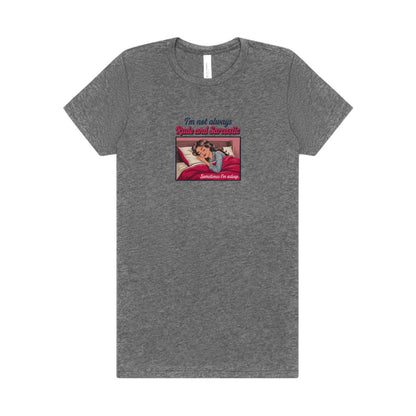 I'm Not Always Rude and Sarcastic — Retro Women's Tee (Light)