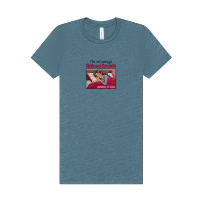 I'm Not Always Rude and Sarcastic — Retro Women's Tee (Light)