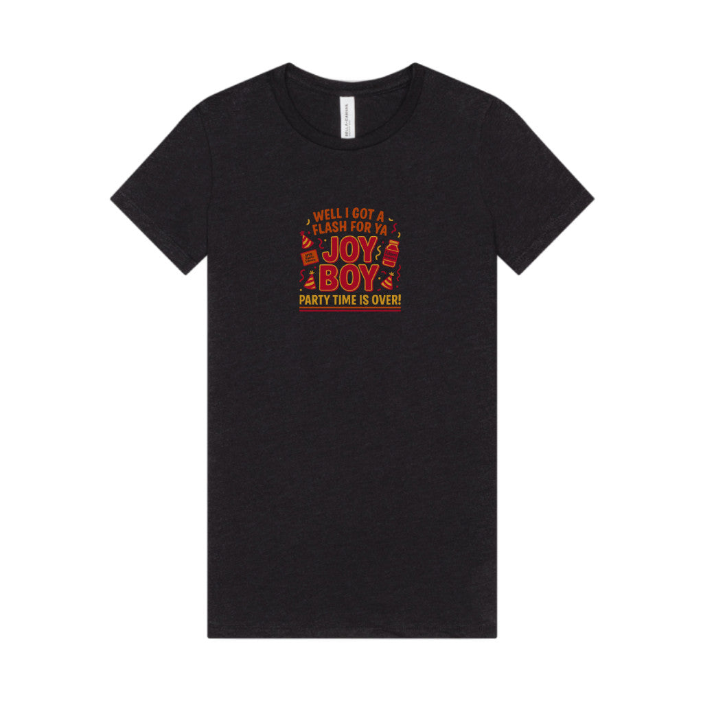 Joy Boy — Seinfeld Library Investigator Women's Tee (Dark)