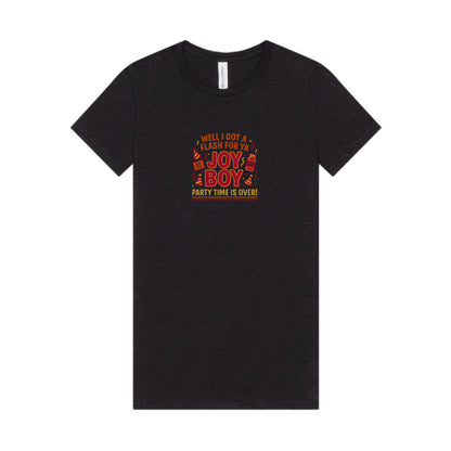 Joy Boy — Seinfeld Library Investigator Women's Tee (Dark)