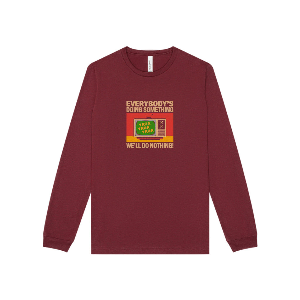 We’ll Do Nothing (Yada Yada) — Seinfeld Retro Long Sleeve (Dark)