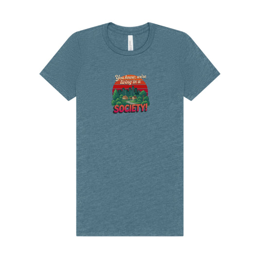 We’re Living in a Society! — Seinfeld Women's Tee (Light)
