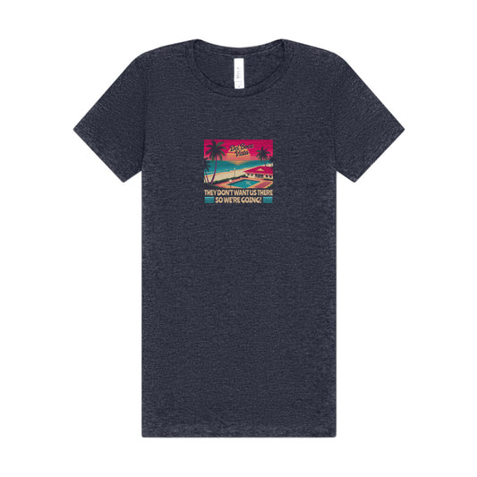 Del Boca Vista (We’re Going!) — Seinfeld Retro Women's Tee (Dark)