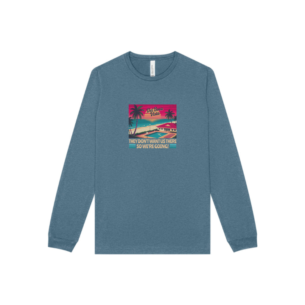 Del Boca Vista (We’re Going!) — Seinfeld Retro Long Sleeve (Dark)