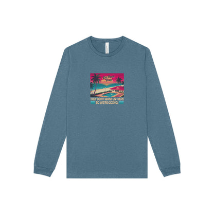 Del Boca Vista (We’re Going!) — Seinfeld Retro Long Sleeve (Dark)