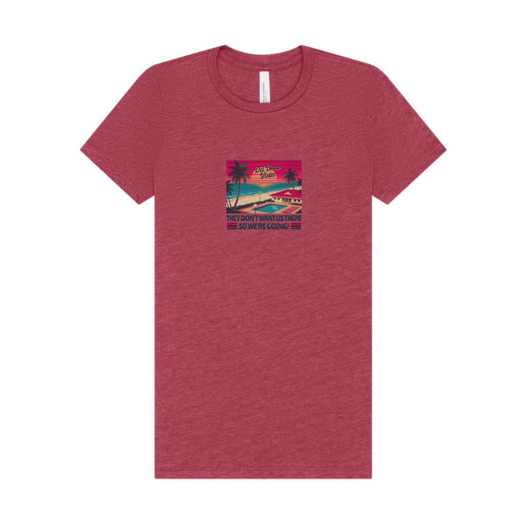 Del Boca Vista (We’re Going!) — Seinfeld Retro Women's Tee (Light)