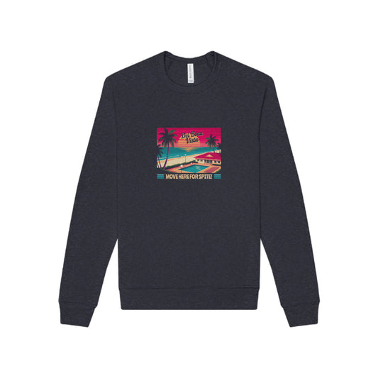 Del Boca Vista (Move Here For Spite!) — Seinfeld Retro Sweatshirt (Dark)