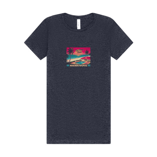 Del Boca Vista (Move Here For Spite!) — Seinfeld Women's Tee (Dark)