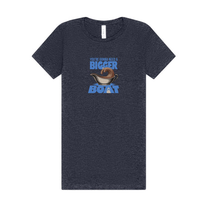 You're Gonna Need a Bigger (Gravy) Boat — Retro Women's Tee (Dark)