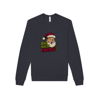 Big Nick Energy — Retro Santa Christmas Sweatshirt (Dark)