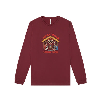 I Have No F*cks to Give — Little Drummer Boy Long Sleeve (Dark)
