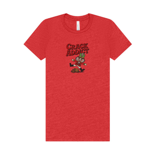 Crack Addict Nutcracker (Unhinged Remix) — Retro Women's Tee (Light)