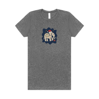 White Elephant Season — Retro Christmas Women's Tee (Light)