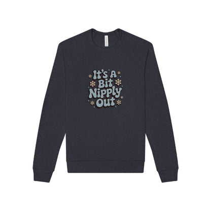 It's a Bit Nipply Out — Christmas Vacation Retro Sweatshirt (Dark)
