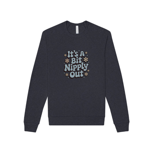 It's a Bit Nipply Out — Christmas Vacation Retro Sweatshirt (Dark)
