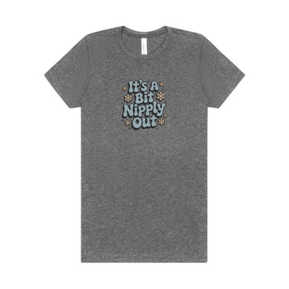 It's a Bit Nipply Out — Christmas Vacation Retro Women's Tee (Light)